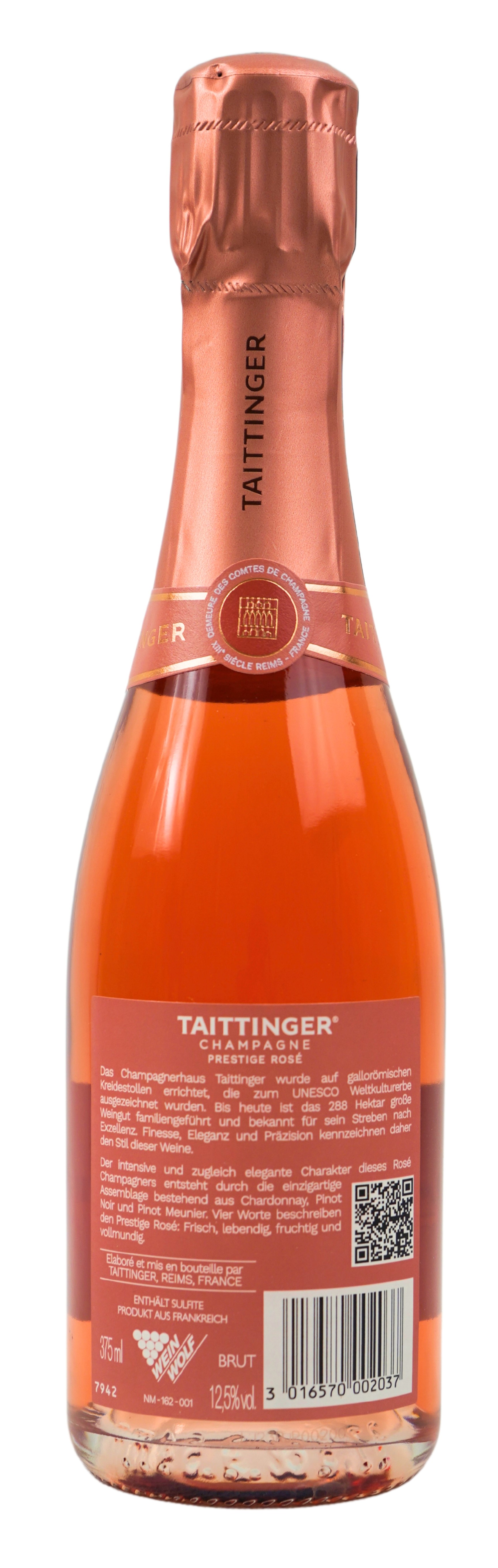 Taittinger Prestige Rosé Brut Halbe Flasche