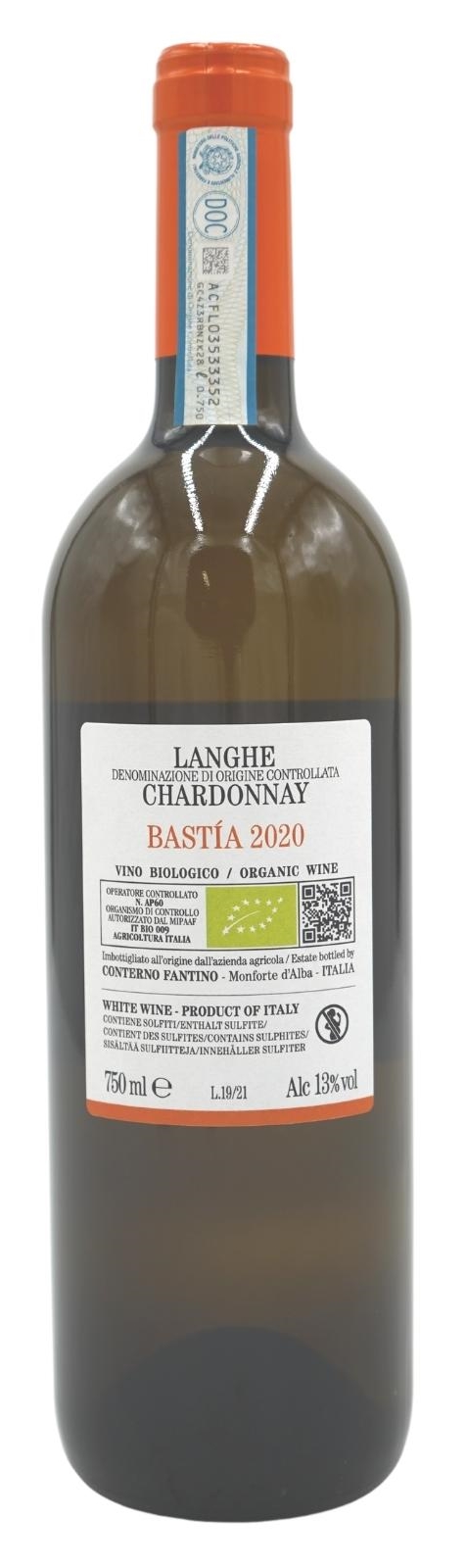 2020 Bastia Chardonnay *bio*