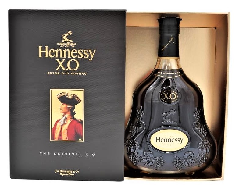 Hennessy X.O Giftbox offen