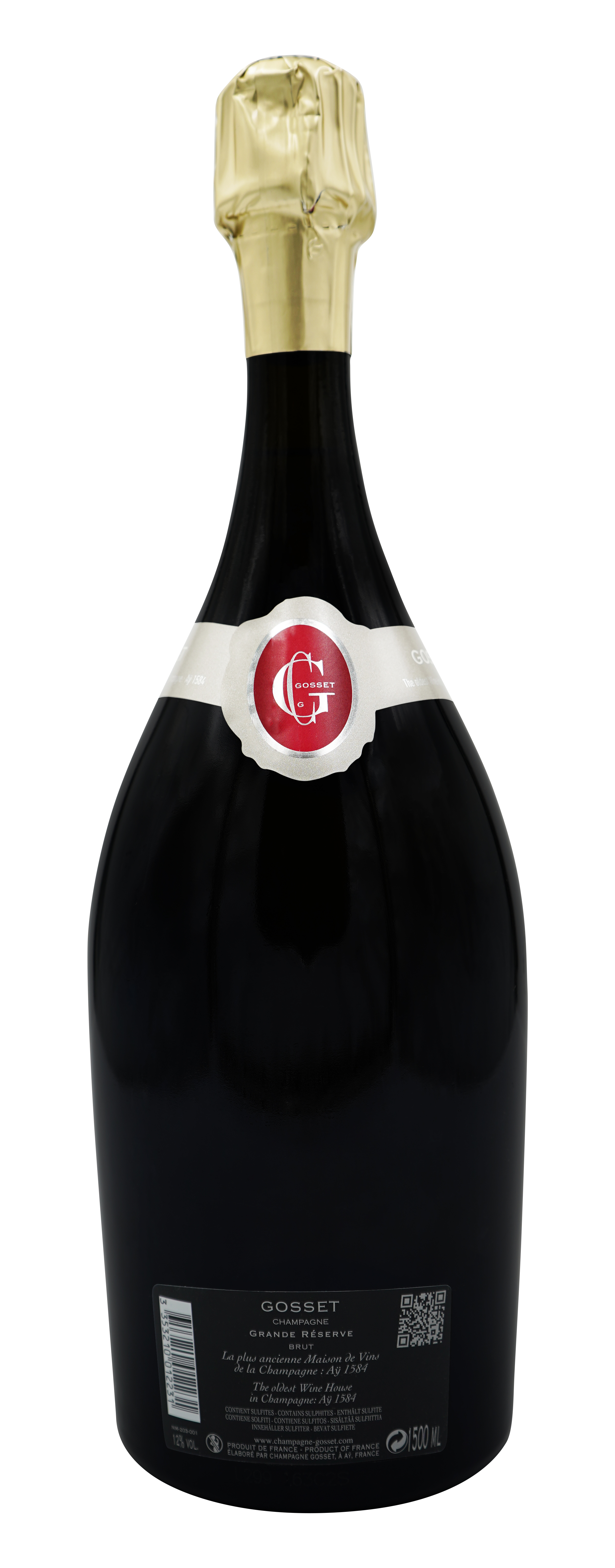 Gosset Champagner Grand Reserve Magnum - back label