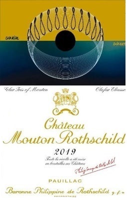 Etikett Mouton Rothschild 2019
