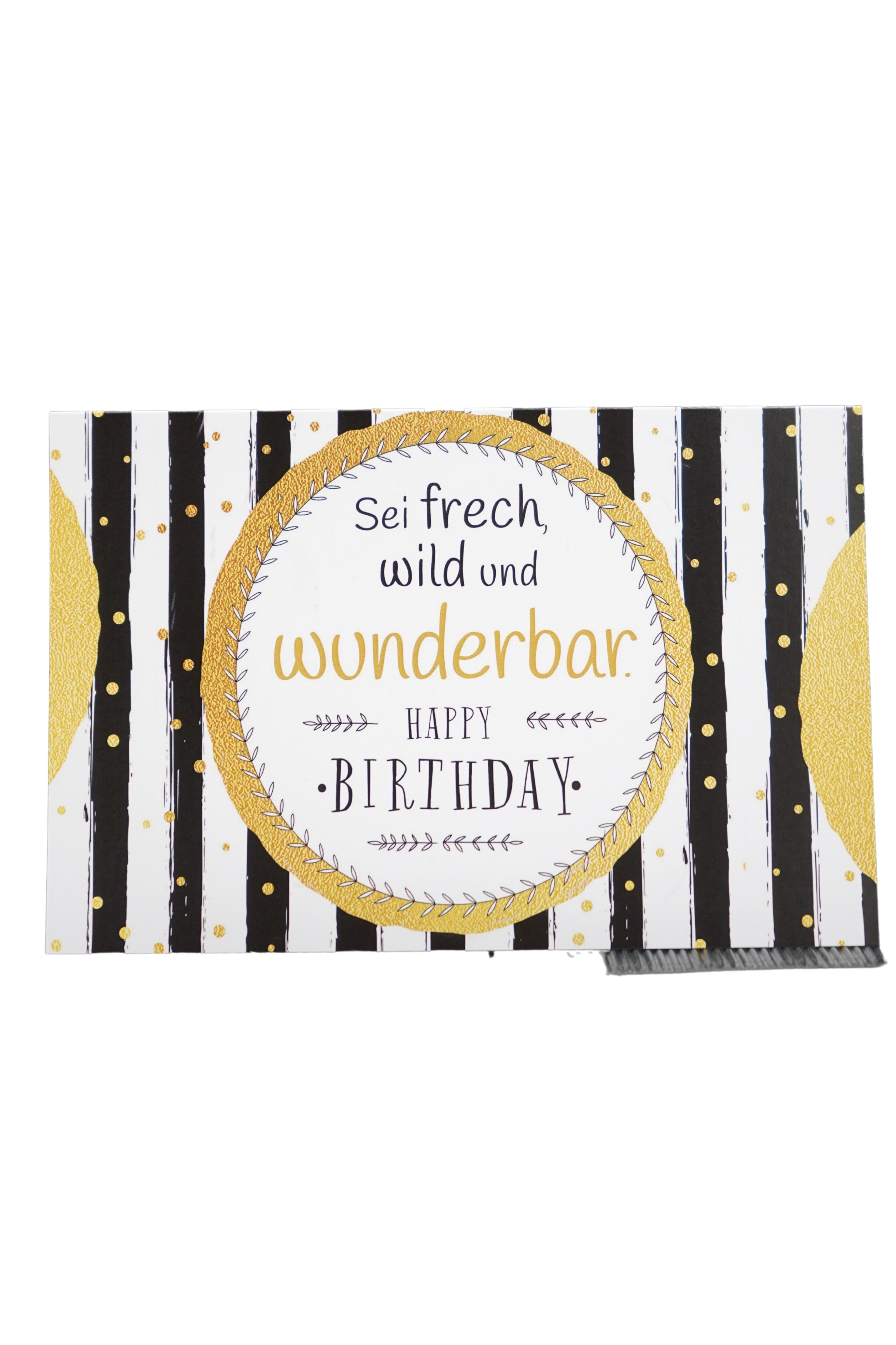 Geburtstagskarte -Frech-Wild-Wunderbar