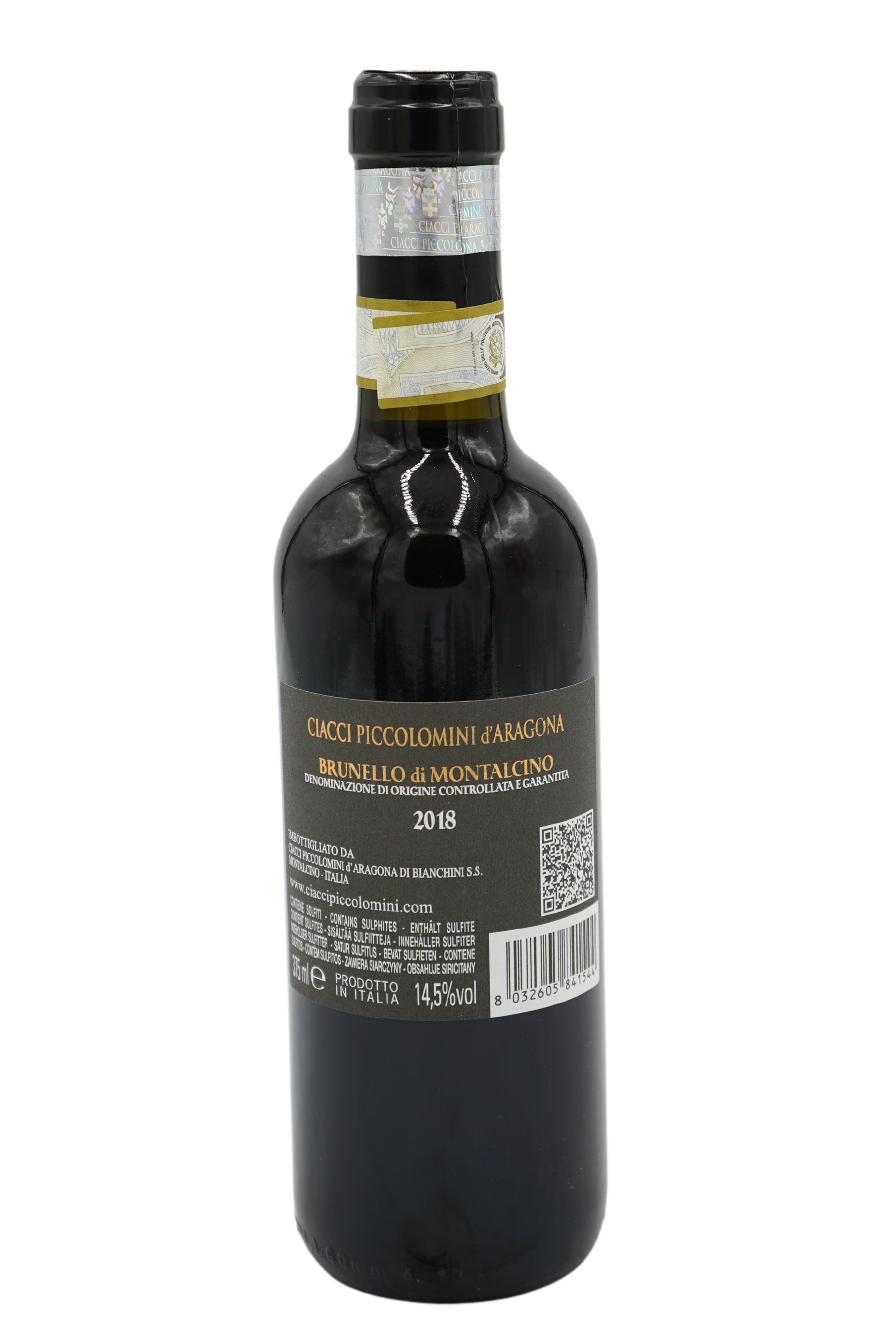 2018 Brunello di Montalcino - halbe Flasche