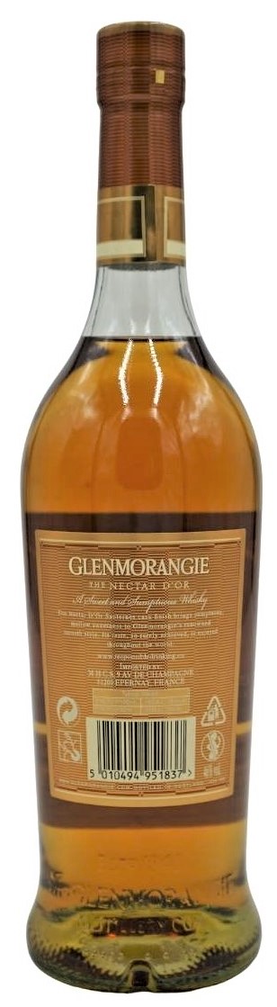 Glenmorangie Nectar d Or - back label